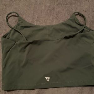 cropped athletic top